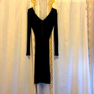 Fitted Black Dress (Guess)